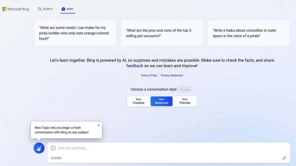 Bing Chat (Copilot)